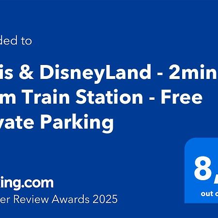 Paris & Disneyland - 2Min From Train Station - Free Private Parking Villiers-sur-Marne Exteriör bild