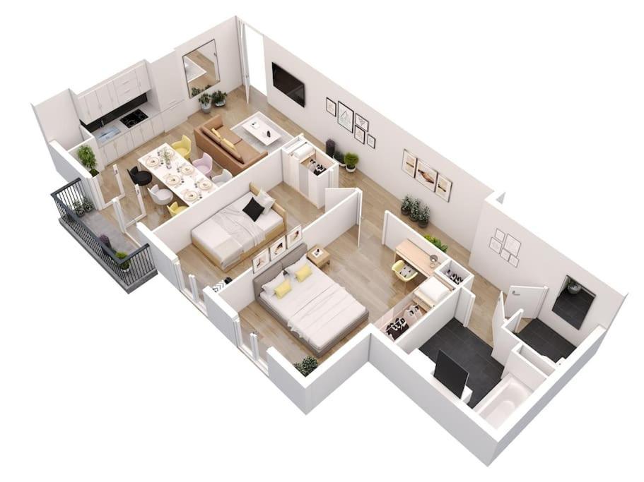 Paris & Disneyland - 2Min From Train Station - Free Private Parking Villiers-sur-Marne Exteriör bild